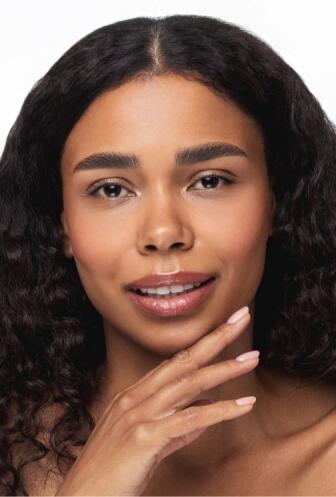 Eyelash and eyebrow dye BRONSUN deep black #1, 0.51 fl.oz (15 ml)