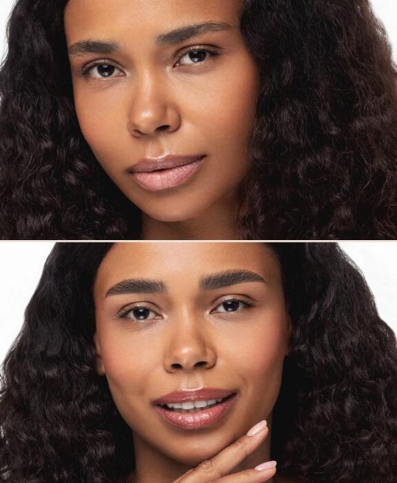 Краска для ресниц и бровей BRONSUN, цвет черный #1, 15мл