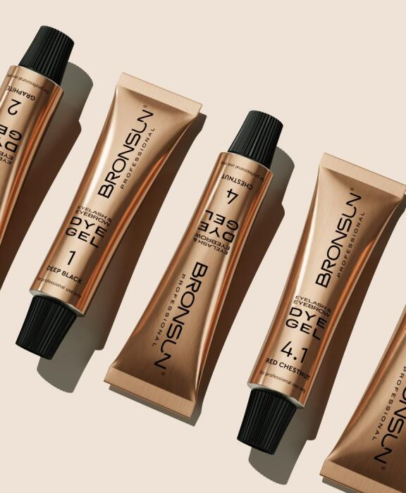 Краска для ресниц и бровей BRONSUN, цвет графит #2, 15мл