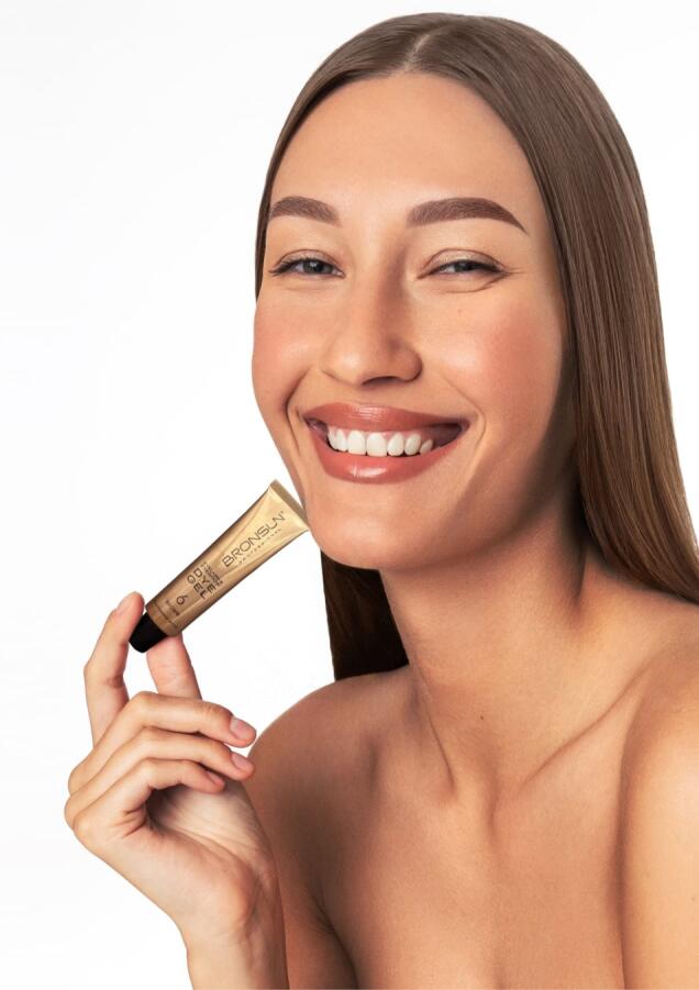 Eyelash and eyebrow dye BRONSUN brown #6, 0.51 fl.oz (15 ml)