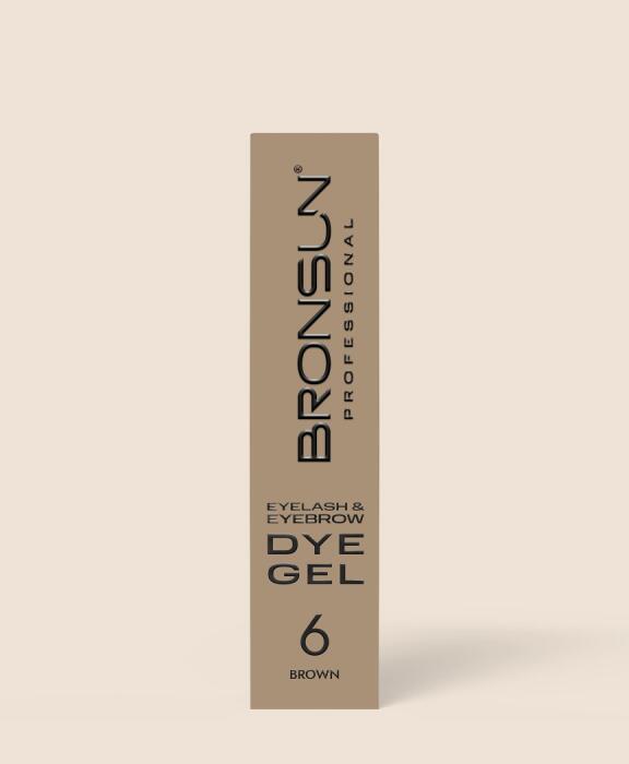 Краска для ресниц и бровей BRONSUN, цвет медный каштан #4.1, 15 мл