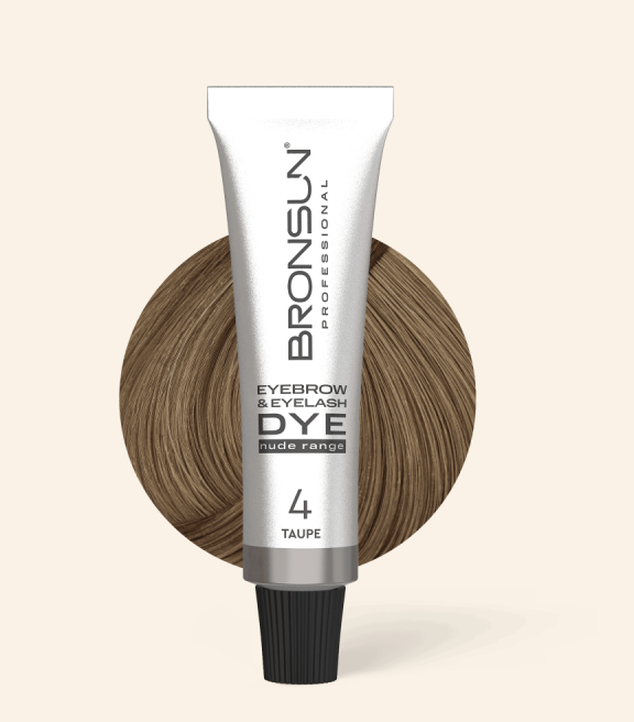 Eyebrow and eyelash cream dye NUDE RANGE BRONSUN taupe #4, 0.51 fl.oz (15 ml)