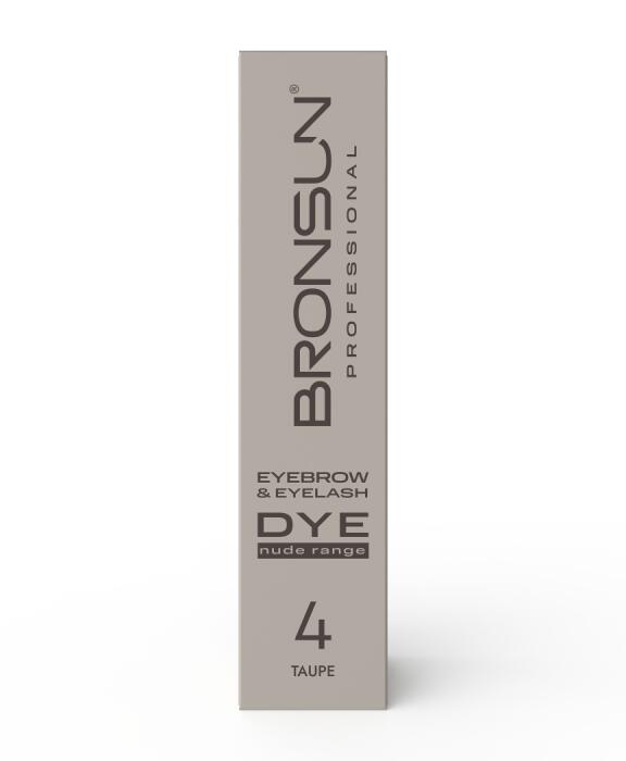 Eyebrow and eyelash cream dye NUDE RANGE BRONSUN taupe #4, 0.51 fl.oz (15 ml)