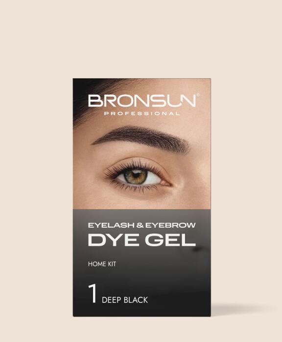Набор для домашнего окрашивания BRONSUN, цвет черный #1