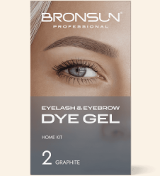 Eyelash and eyebrow dye home kit BRONSUN graphite #2