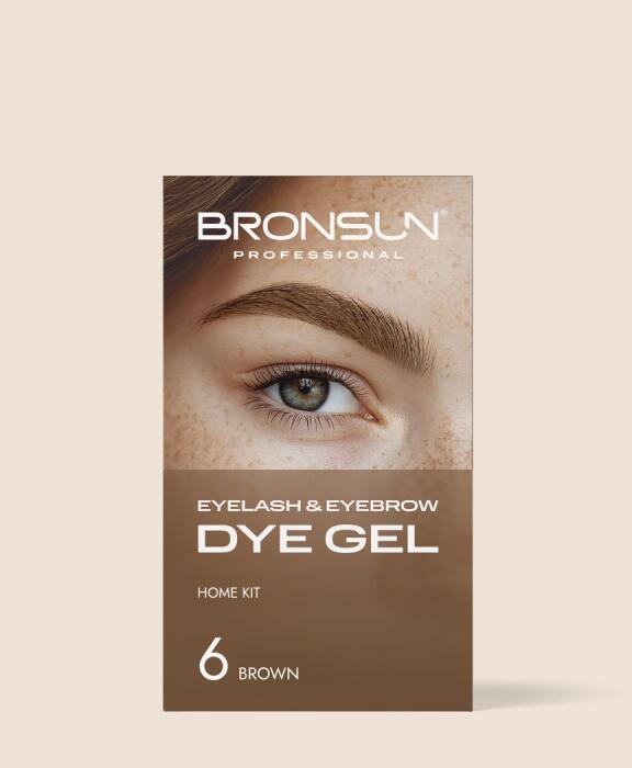 Набор для домашнего окрашивания BRONSUN, цвет коричневый #6