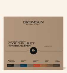 Gel dye set with developer BRONSUN