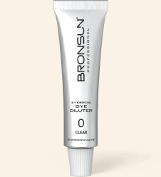 Eyebrow dye diluter BRONSUN, clear #0, 0.51 fl.oz (15 ml)