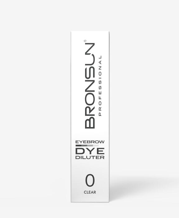 Eyebrow dye diluter BRONSUN, clear #0, 0.51 fl.oz (15 ml)