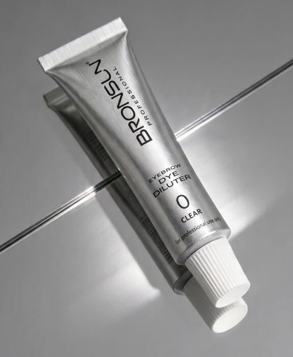 Eyebrow dye diluter BRONSUN, clear #0, 0.51 fl.oz (15 ml)