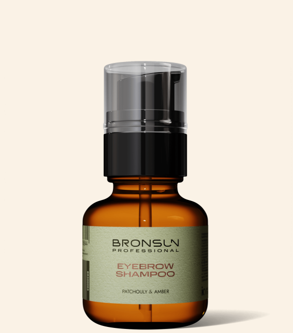 Eyebrow shampoo PATCHOULY&AMBER BRONSUN, 1.69 fl.oz (50 ml)