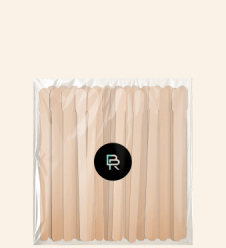 Mini wooden wax sticks, 100 pcs