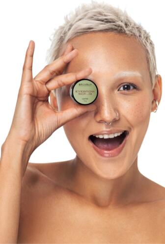 Eyebrow coffee scrub BRONSUN, 0.35 oz (10 g)